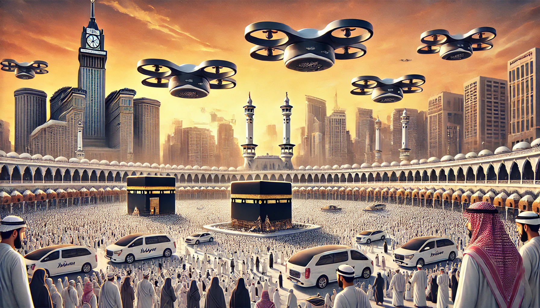 Arabie Saoudite : Lancement des Premiers Taxis Volants Autonomes pour le Hajj